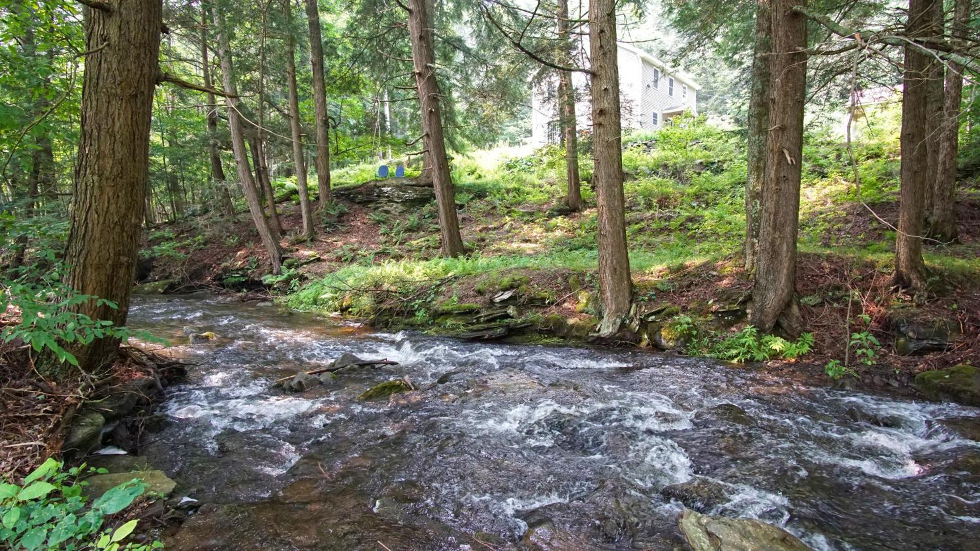 Secluded Streamside Home With Hot Tub Margaretville 外观 照片